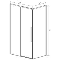 Товар: Душевой уголок Vincea Slim-N 120x90 VSR-4SN9012CGB профиль Черный стекло тонированное - фото 6 Душевой уголок Vincea Slim-N 120x90 VSR-4SN9012CGB профиль Черный стекло тонированное — фото 6, Прямоугольные душевые уголки