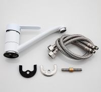 Смеситель для кухни Frap H41 F4541 Белый Хром — фото 6, Смесители для кухни