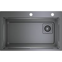 Кухонная мойка Raglo 72 R702.7246.09 Графит матовый — фото 1, Кухонные мойки