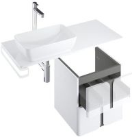 Товар: Столешница под раковину Ravak Balance 120 X000001372 Белый блестящий лак - фото 4 Столешница под раковину Ravak Balance 120 X000001372 Белый блестящий лак — фото 4, Раковины