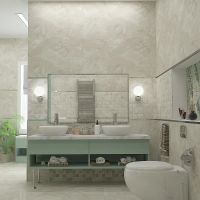 Керамическое панно Керлайф Onice Perla (из 2-х плиток) 63х63 см — фото 7, Керамическая плитка