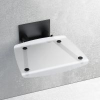 Сиденье для душа Ravak Ovo-B Clear/Black B8F0000045 Прозрачное Черное — фото 2, Сиденья