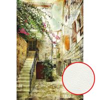 Фреска Ortograf Городской пейзаж 0691 Фактура флок FLK Флизелин (1,8*2,7) Бежевый, Город/Пейзаж — фото 1, Фрески