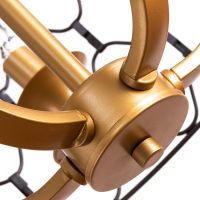 Товар: Люстра Divinare Dunkan 2021/04 LM-5 Античный черный Золото матовое - фото 2 Люстра Divinare Dunkan 2021/04 LM-5 Античный черный Золото матовое — фото 2, Люстры