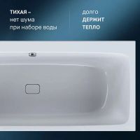 Акриловая ванна AM.PM Func 160х70 W84A-160-070W-A без гидромассажа — фото 4, Акриловые ванны