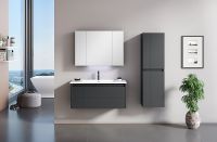 Товар: Тумба с раковиной Orka Likya 100 5002489 подвесная Антрацит матовый - фото 7 Тумба с раковиной Orka Likya 100 5002489 подвесная Антрацит матовый — фото 7, Мебель для ванной