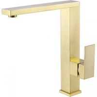 Товар: Смеситель для раковины Abber Daheim AF8214G Золото матовое - фото 1 Смеситель для раковины Abber Daheim AF8214G Золото матовое — фото 1, Смесители для раковины