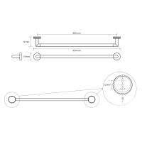 Товар: Полотенцедержатель Bemeta Stella 166204042 Хром - фото 2 Полотенцедержатель Bemeta Stella 166204042 Хром — фото 2, Полотенцедержатели