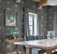 Товар: Обои LOYMINA British Style Garden BRIT11 005/1 Винил на флизелине (1*10,05) Серый/Синий, Листья - фото 2 Обои LOYMINA British Style Garden BRIT11 005/1 Винил на флизелине (1*10,05) Серый/Синий, Листья — фото 2, Обои для стен