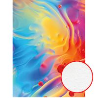 Фреска Ortograf Fluid art 33249 Фактура бархат FX Флизелин (2*2,7) Разноцветный, Абстракция — фото 1, Фрески