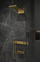 Товар: Душевая система Boheme Zodiac 133-2-G с термостатом Золото - фото 4 Душевая система Boheme Zodiac 133-2-G с термостатом Золото — фото 4, Душевое оборудование. Душевая программа