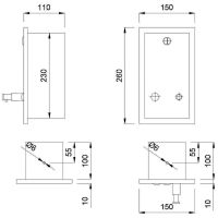 Товар: Диспенсер для жидкого мыла Nofer 03201.S Сатин - фото 2 Диспенсер для жидкого мыла Nofer 03201.S Сатин — фото 2, Диспенсеры для жидкого мыла