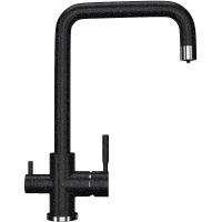 Смеситель для кухни Ulgran Classic U-019-308 Черный — фото 1, Смесители