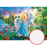 Фреска детская Ortograf Сказочная страна 6272 Фактура бархат FX Флизелин (3,8*2,7) Разноцветный, Замки/Животные/Люди — фото 1, Фрески