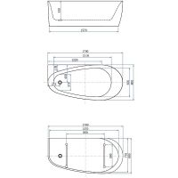 Товар: Акриловая ванна Allen Brau Priority 2 170x80 2.31002.21 без гидромассажа - фото 27 Акриловая ванна Allen Brau Priority 2 170x80 2.31002.21 без гидромассажа — фото 27, Акриловые ванны