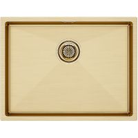 Кухонная мойка Paulmark Next 58 Uni PM215844-BG Брашированное золото — фото 1, Кухонные мойки
