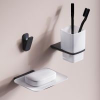 Товар: Набор аксессуаров для ванной AM.PM Inspire V2.0 AK50B1003B Черный матовый - фото 2 Набор аксессуаров для ванной AM.PM Inspire V2.0 AK50B1003B Черный матовый — фото 2, Наборы аксессуаров для ванной комнаты