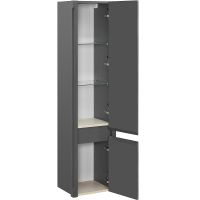 Товар: Шкаф пенал ASB-Woodline Лорена 40 12211 подвесной Серый - фото 3 Шкаф пенал ASB-Woodline Лорена 40 12211 подвесной Серый — фото 3, Мебель для ванной