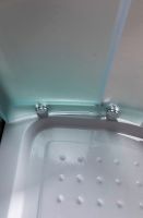 Душевой уголок Esbano ESR-8027A 120x80 L ESUGR8027AL профиль Хром стекло рифленое — фото 12, Асимметричные душевые уголки