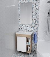 Тумба под раковину 1MarKa Nuvo 70 Дуб сонома арт-У76063 — фото 3, Тумбы под раковину