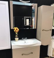 Товар: Зеркало Bellezza Сесилия 85 4619714000457 Капучино - фото 4 Зеркало Bellezza Сесилия 85 4619714000457 Капучино — фото 4, Мебель для ванной