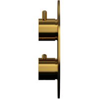 Душевая система Whitecross Y gold YSET08GL с термостатом Золото — фото 4, Душевое оборудование. Душевая программа