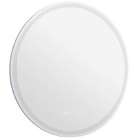 Зеркало Aquanet Оптима 70 304175 с подсветкой с сенсорным выключателем, часами и подогревом — фото 6, Мебель для ванной