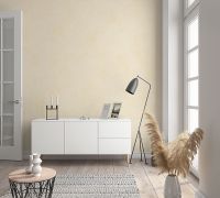 Обои Marburg Flora 32424 Винил на флизелине (0,53*10,05) Желтый/Бежевый, Рогожка/Штукатурка — фото 4, Обои для стен