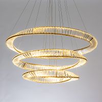 Люстра Divinare Millie 1136/17 SP-140 Прозрачный Латунь — фото 4, Люстры