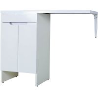 Тумба под раковину Orange Optima OPD-60TUW 120 Белый глянец — фото 1, Тумбы под раковину