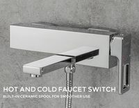 Товар: Смеситель для ванны Gappo G18 G3018 Хром - фото 4 Смеситель для ванны Gappo G18 G3018 Хром — фото 4, Смесители