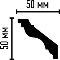 Товар: Карниз гибкий Decomaster 96118 FL 2400x50x50 мм - фото 3 Карниз гибкий Decomaster 96118 FL 2400x50x50 мм — фото 3, Карнизы