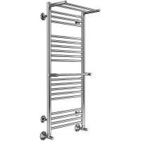 Водяной полотенцесушитель Terminus Аврора П20 400x1010 4660059582153 с полкой Хром — фото 2, Водяные полотенцесушители