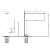 Смеситель для кухни Abber Daheim AF8214W Белый — фото 3, Смесители для кухни