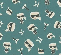 Обои AS Creation Karl Lagerfeld 37843-6 Винил на флизелине (0,53*10,05) Зеленый, Надписи — фото 3, Обои для стен