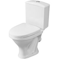 Унитаз компакт Santeri Вест 1.P201.8.S00.00B.F с бачком и сиденьем — фото 1, Напольные унитазы