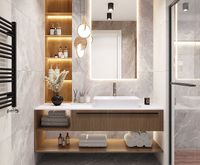 Керамогранит Laparet Crystal Grey серый сатинированный 60x120 см — фото 2, Керамогранит