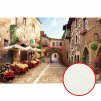 Фреска Ortograf Городской пейзаж 6536 Фактура флок FLK Флизелин (4,2*2,7) Коричневый, Город — фото 1, Фрески