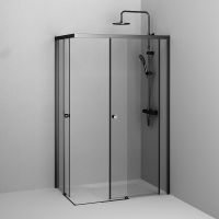 Товар: Душевой уголок AM.PM X-Joy 120х80 W94G-403-12080-BТ профиль Черный матовый стекло прозрачное - фото 10 Душевой уголок AM.PM X-Joy 120х80 W94G-403-12080-BТ профиль Черный матовый стекло прозрачное — фото 10, Прямоугольные душевые уголки