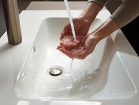 Товар: Смеситель для раковины Hansgrohe Talis E 71712140 Шлифованная бронза - фото 9 Смеситель для раковины Hansgrohe Talis E 71712140 Шлифованная бронза — фото 9, Смесители для раковины