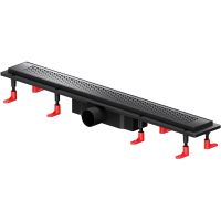 Душевой лоток AM.PM PrimeFlow 70 W02SC-P11-070-01BM с Черной матовой решеткой Cut Gradient — фото 1, Душевые лотки