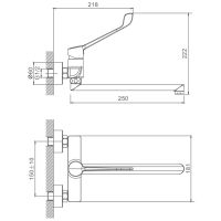 Смеситель для кухни Splenka S08.21 Хром — фото 3, Смесители для кухни