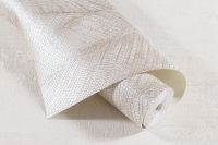 Обои Артекс Murano 10809-02 Винил на флизелине (1,06*10,05) Бежевый, Листья/Абстракция — фото 2, Обои для стен