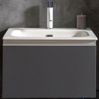 Тумба под раковину Boheme Armadi Art Vallessi 60 837-060-A matt подвесная Антрацит матовый — фото 1, Мебель для ванной