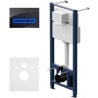 Товар: Комплект унитаза с инсталляцией AM.PM Inspire V2.0 CK50GG Черный матовый с сиденьем Микролифт с Черной глянцевой клавишей смыва с гигиеническим душем и аксессуарами для ванной комнаты - фото 14 Комплект унитаза с инсталляцией AM.PM Inspire V2.0 CK50GG Черный матовый с сиденьем Микролифт с Черной глянцевой клавишей смыва с гигиеническим душем и аксессуарами для ванной комнаты — фото 14, Комплекты унитаз + инсталляция