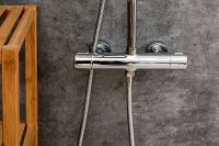 Душевая система Agger Thermo A2451200 Хром — фото 2, Душевые стойки