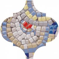 Керамический декор Kerama Marazzi Арабески Майолика Гауди OP\A169\65000 6,5х6,5 см — фото 1, Керамическая плитка