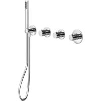 Смеситель для душа Paffoni Modular Box MDE000CR с термостатом Хром — фото 1, Смеситель для душа