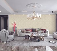 Обои Bernardo Bartalucci Carnazza 5061-4 Флизелин (1,06*10) Бежевый, Дамаск — фото 3, Обои для стен