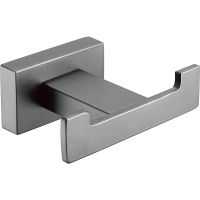 Двойной крючок Belz B904 B90405-2 Вороненая сталь — фото 1, Крючки для полотенец